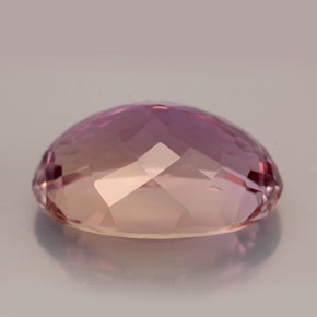 Amétrine bicolore naturelle coupe ovale, 12,47 ct, VVS-VS