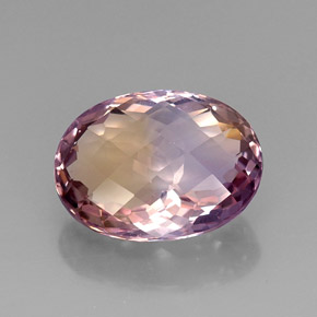 Amétrine Bicolore naturelle Coupe ovale, 16.37 ct, VVS