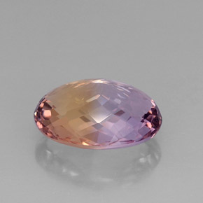 Amétrine Bicolore naturelle Coupe ovale, 16.37 ct, VVS