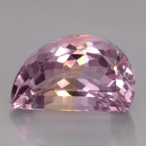 Amétrine bicolore naturelle forme fantaisie, 17,64 ct, VVS