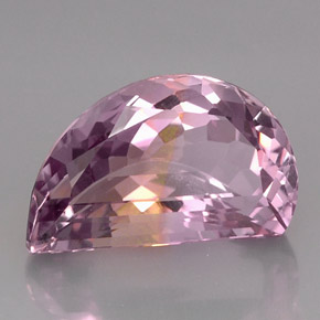 Amétrine bicolore naturelle forme fantaisie, 17,64 ct, VVS