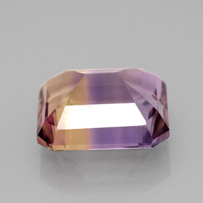 Amétrine Bicolore naturelle Taille émeraude, 6.50 ct, VVS