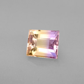 Amétrine bicolore naturelle forme fantaisie, 1,33 ct, VS