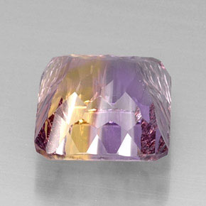 Amétrine Bicolore naturelle Taille émeraude, 13.59 ct, VVS