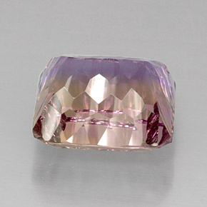 Amétrine bicolore naturelle taille émeraude, 13,31 ct, VVS