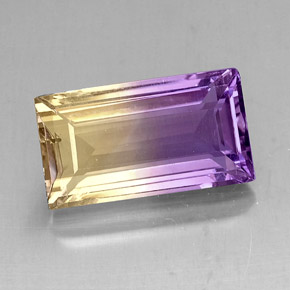 Amétrine Bicolore naturelle Baquette, 13.25 ct, VVS-VS