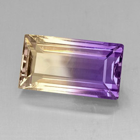 Amétrine Bicolore naturelle Baquette, 13.25 ct, VVS-VS