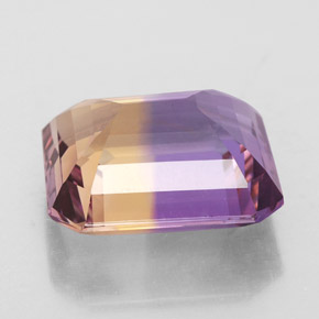 Amétrine Bicolore naturelle Taille émeraude, 10.08 ct, VVS-VS