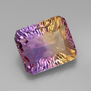 Amétrine Bicolore naturelle Taille émeraude, 9.67 ct, VVS