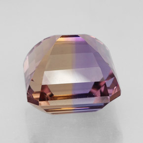 Amétrine Bicolore naturelle Taille émeraude, 10.27 ct, IF