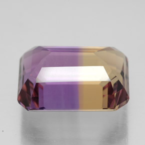 Amétrine Bicolore naturelle Taille émeraude, 9.07 ct, VVS