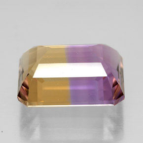 Amétrine Bicolore naturelle Taille émeraude, 8.63 ct, IF