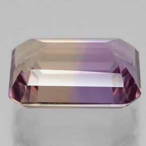 Amétrine Bicolore naturelle Taille émeraude, 7.91 ct, VVS-VS