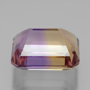Amétrine Bicolore naturelle Taille émeraude, 8.52 ct, VVS