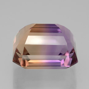 Amétrine bicolore naturelle taille émeraude, 9,48 ct, VVS