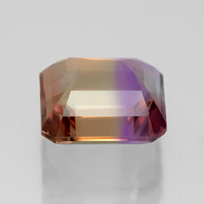 Amétrine Bicolore naturelle Taille émeraude, 4.67 ct, VVS