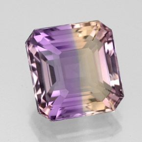 Amétrine Bicolore naturelle Taille émeraude, 5.58 ct, VVS
