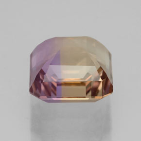 Amétrine Bicolore naturelle Taille émeraude, 3.33 ct, VVS