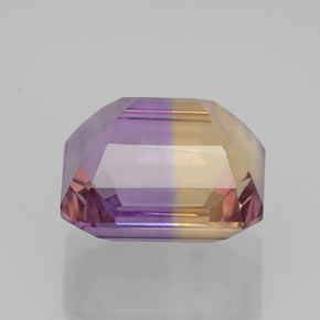 Amétrine Bicolore naturelle Taille émeraude, 3.97 ct, VVS