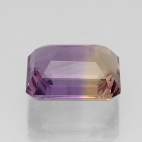 Amétrine Bicolore naturelle Taille émeraude, 3.58 ct, VVS