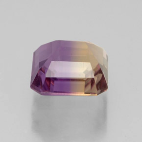 Amétrine Bicolore naturelle Taille émeraude, 2.88 ct, VVS