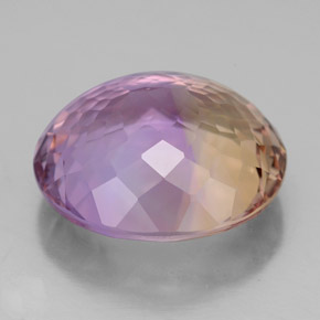 Amétrine bicolore naturelle coupe ovale, 9,52 ct, IF