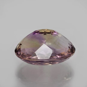 Amétrine bicolore naturelle coupe ovale, 12,55 ct, VVS