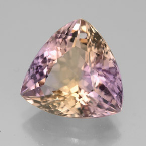 Amétrine Bicolore naturelle Trillion, 6.93 ct, VVS