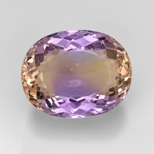 Amétrine Bicolore naturelle Coupe ovale, 16.25 ct, VVS