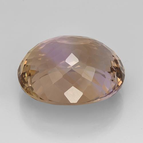 Amétrine bicolore naturelle coupe ovale, 17,20 ct, VS