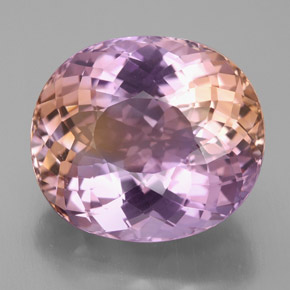 Amétrine bicolore naturelle coupe ovale, 25,99 ct, VVS