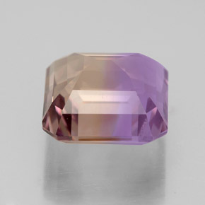 Amétrine bicolore naturelle taille émeraude, 5,01 ct, VVS-VS