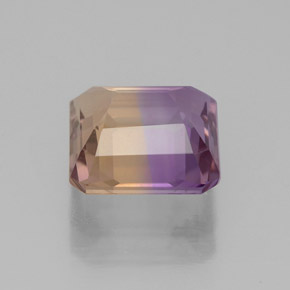Amétrine Bicolore naturelle Taille émeraude, 2.54 ct, VVS-VS