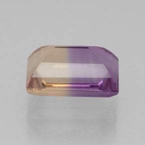 Amétrine bicolore naturelle baguette, 2,85 ct, VVS-VS