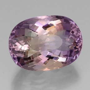 Amétrine bicolore naturelle coupe ovale, 19,15 ct, IF