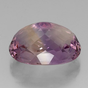 Amétrine bicolore naturelle coupe ovale, 19,15 ct, IF
