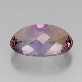 Amétrine bicolore naturelle coupe ovale, 12,46 ct, VVS