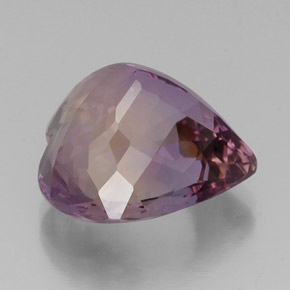 Amétrine bicolore naturelle forme de coeur, 14,43 ct, VVS