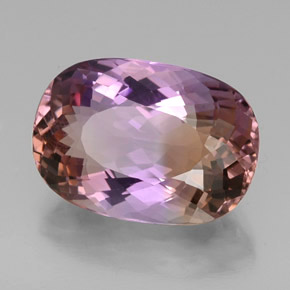 Amétrine bicolore naturelle coupe ovale, 25,08 ct, VVS