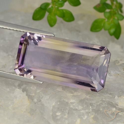 Amétrine Bicolore naturelle Octogone / coupe Émeraude, 11.71 ct, VVS-VS