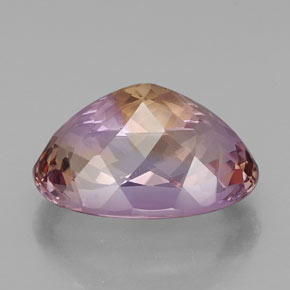 Amétrine bicolore naturelle coupe ovale, 15,10 ct, VVS