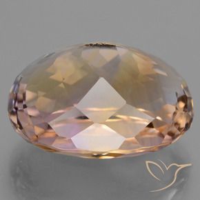 Amétrine Bicolore naturelle Coupe ovale, 24.62 ct, VVS
