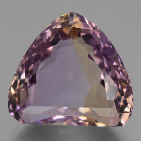 Amétrine Bicolore naturelle Trillion, 15.40 ct, VVS