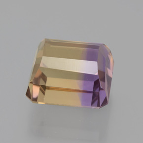 Amétrine Bicolore naturelle Taille émeraude, 6.32 ct, VVS