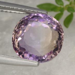Amétrine bicolore naturelle coupe ovale, 5,22 ct, VVS