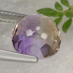 Amétrine bicolore naturelle coupe ovale, 5,22 ct, VVS