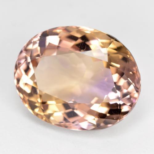 Amétrine Bicolore naturelle Coupe ovale, 10.12 ct, VVS-VS
