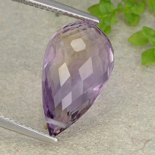 Amétrine Bicolore naturelle Briolette, 10.55 ct, VVS