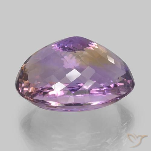 Amétrine Bicolore naturelle ovale, 46.77 ct, VVS