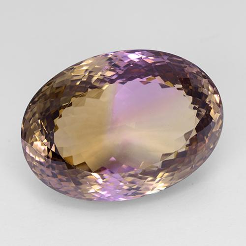Amétrine Bicolore naturelle Coupe ovale, 50.98 ct, IF